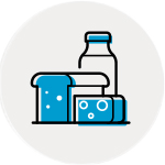 朝食の時間に一杯